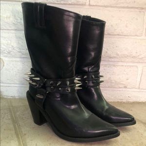 Dolls kill spiked boots